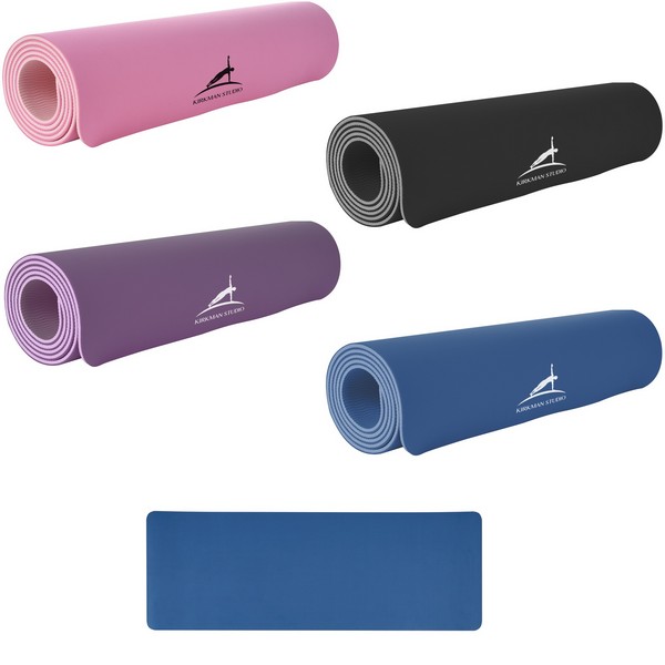 HH6055 Two-Tone Double Layer Yoga Mat With Cust...